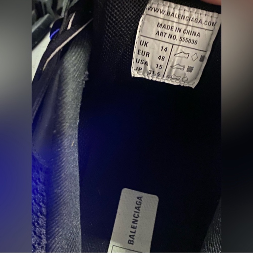 BALENCIAGA TRACK LED SNEAKERS MEN SiZE 48/15 - Picture 10 of 15